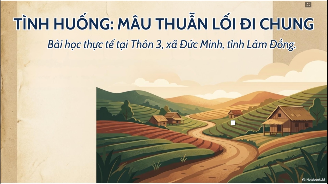Tình huống: Mâu thuẫn lối đi chung